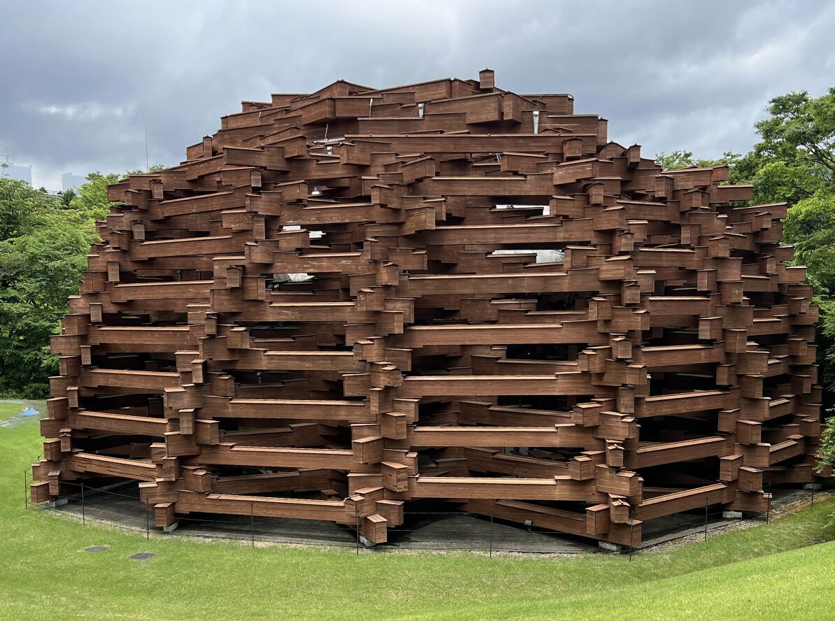 Woods of Net sculpture, Hakone, Japan